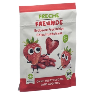 Freche Freunde Fruchtchips Erdbeere 12g