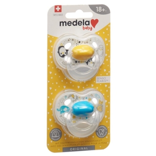 MEDELA Baby Nuggi Original 18+ Желтый Синий