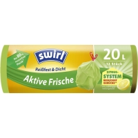 Пакеты для мусора Swirl Activ-Fresh 20л 12 шт. Пакеты для мусора Swirl Activ-Fresh 20л 12 шт.