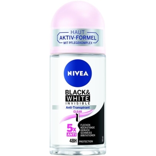 Женский дезодорант Nivea Invisible for Black &amp; White Clear Roll-on 5