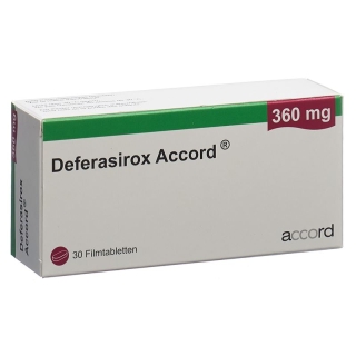 DEFERASIROX Accord пленочные таблетки 360 мг