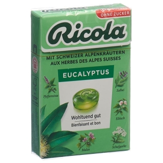 RICOLA Эвкалиптовые конфеты унция стевия