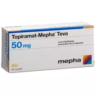 Топирамат Мефа Тева 50 мг 60 таблеток покрытых оболочкой  
