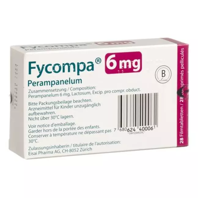 Fycompa 6 mg 28 filmtablets Fycompa 6 mg 28 filmtablets