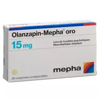 Оланзапин Мефа Oрo 15 мг 98 ородиспергируемых таблеток 