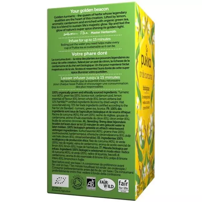 PUKKA OR DE CURCUMA BIO