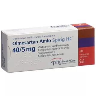 Олмесартан Амло Спириг 40/5 мг 100 таблеток покрытых оболочкой