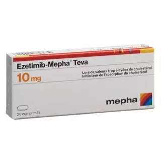 Эзетимиб Мефа Тева 10 мг 28 таблеток