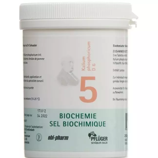 Pflueger Schussler Nr. 5 Kal Phos в таблетках, D 6 250г Pflueger Schussler Nr. 5 Kal Phos в таблетках, D 6 250г