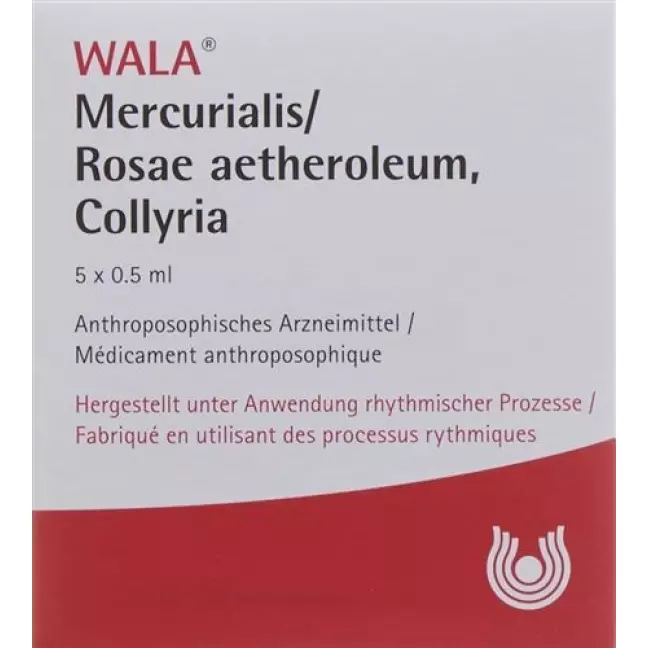 Wala Mercuri/rosae atherischeкапли для глаз 5 монодоз 0.5мл Wala Mercuri/rosae atherischeкапли для глаз 5 монодоз 0.5мл
