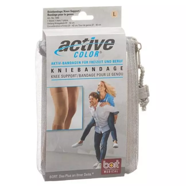 Bort Aktive Color Kniebandage размер XL +42см Hautfarbe Bort Aktive Color Kniebandage размер XL +42см Hautfarbe