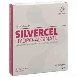 Let’s Protect Silvercel Hydroalginat Wundverband 11x11см 10 штук