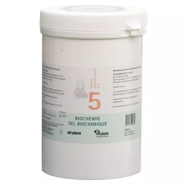 Pflueger Schussler Nr. 5 Kal Phos в таблетках, D 6 1000г Pflueger Schussler Nr. 5 Kal Phos в таблетках, D 6 1000г