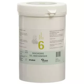 Pflueger Schussler Nr. 6 Kal Sulf в таблетках, D 6 1000г
