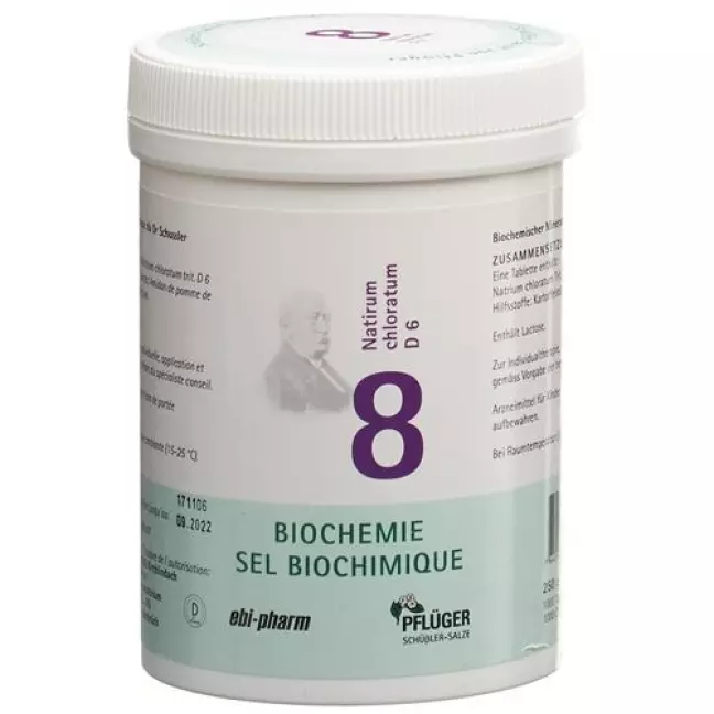 Pflueger Schussler Nr. 8 Natr Chlor в таблетках, D 6 250г Pflueger Schussler Nr. 8 Natr Chlor в таблетках, D 6 250г