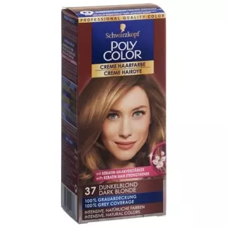 Polycolor крем цвет волос 37 Dunkelblond 90мл