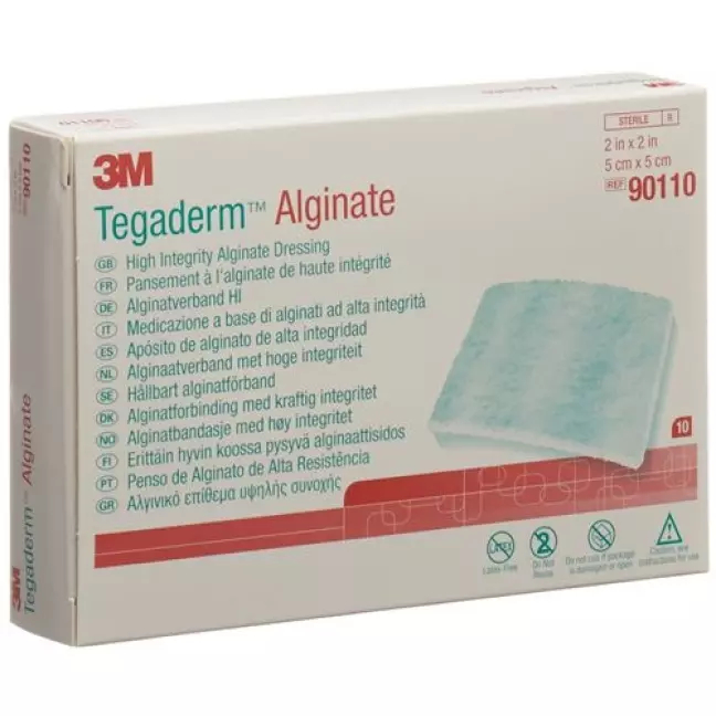 3M Tegaderm Alginate компресс 5x5см 10 штук 3M Tegaderm Alginate компресс 5x5см 10 штук
