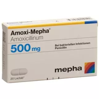 Amoxi Mepha 500 mg 20 Lactabs