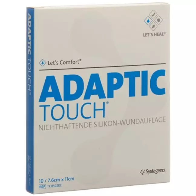 Let’s Comfort Adaptic Touch Silikon-Wundauflage 7.6смx11см 10 шт Let’s Comfort Adaptic Touch Silikon-Wundauflage 7.6смx11см 10 шт