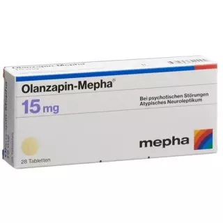 Оланзапин Мефа 15 мг 28 таблеток
