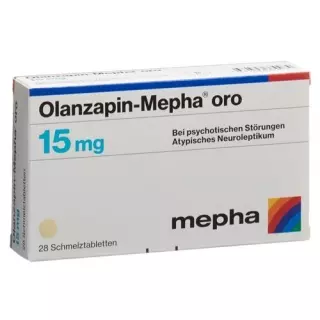 Оланзапин Мефа Oро 15 мг 28 ородиспергируемых таблеток
