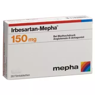 Ирбесартан Мефа 150 мг 98 таблеток покрытых оболочкой 