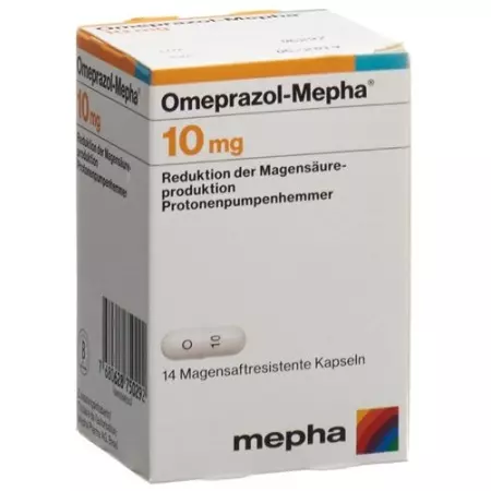 Omeprazol Mepha 10 mg 28 Kaps Omeprazol Mepha 10 mg 28 Kaps