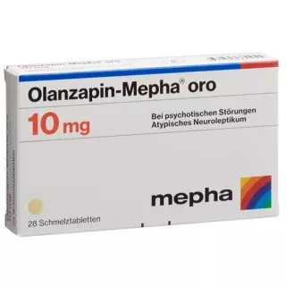 Оланзапин Мефа Oрo 10 мг 98 ородиспергируемых таблеток