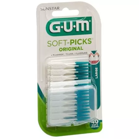 Gum Sunstar Borsten Soft Picks Large 40 штук Gum Sunstar Borsten Soft Picks Large 40 штук