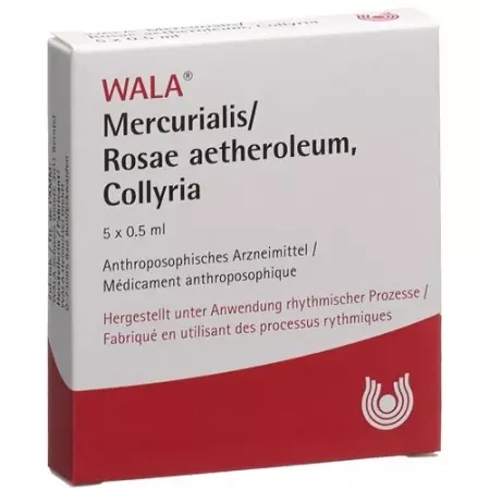 Wala Mercuri/rosae atherischeкапли для глаз 5 монодоз 0.5мл Wala Mercuri/rosae atherischeкапли для глаз 5 монодоз 0.5мл