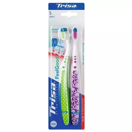 Trisa Feelgood Smart Clean зубная щётка Duo Soft