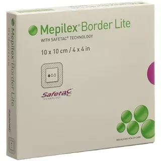Mepilex Border Lite Silkonschaumve 10x10см 5 штук
