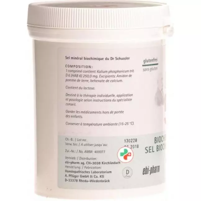 Pflueger Schussler Nr. 5 Kal Phos в таблетках, D 6 250г Pflueger Schussler Nr. 5 Kal Phos в таблетках, D 6 250г