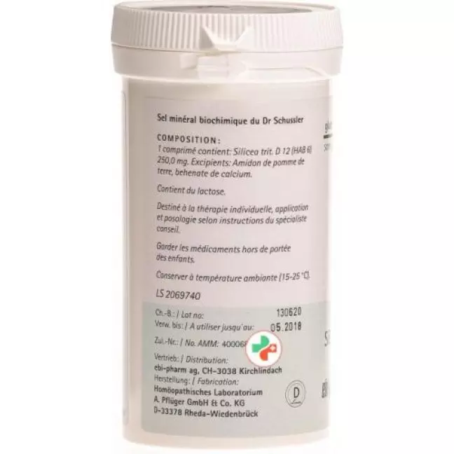 Pflueger Schussler Nr. 11 Silicea в таблетках, D 12 100г Pflueger Schussler Nr. 11 Silicea в таблетках, D 12 100г