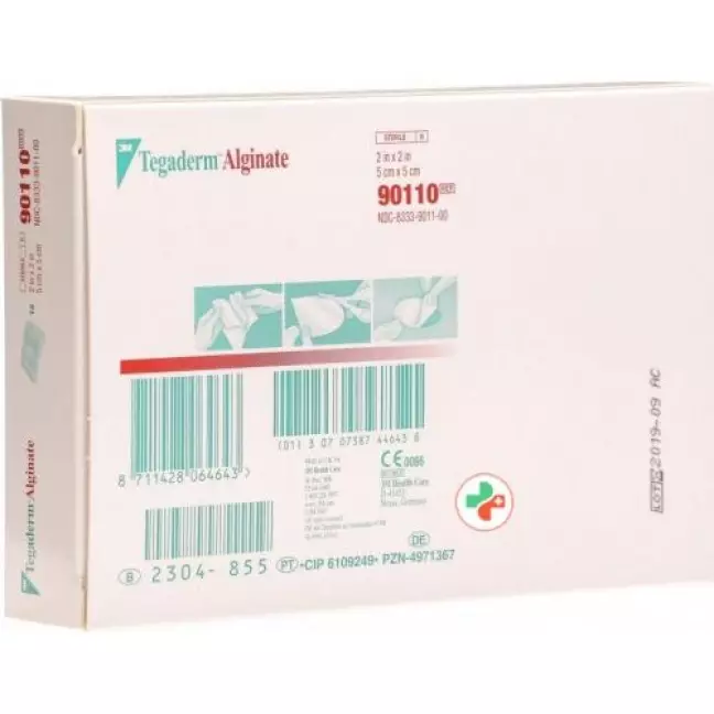 3M Tegaderm Alginate компресс 5x5см 10 штук 3M Tegaderm Alginate компресс 5x5см 10 штук
