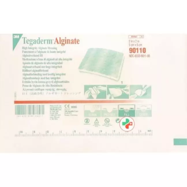 3M Tegaderm Alginate компресс 5x5см 10 штук 3M Tegaderm Alginate компресс 5x5см 10 штук