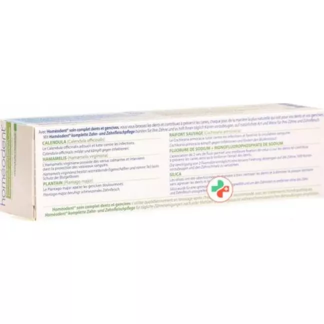 Homeodent Komplette Zahn- und Zahnfleischpflege Chlorophyll 75мл Homeodent Komplette Zahn- und Zahnfleischpflege Chlorophyll 75мл