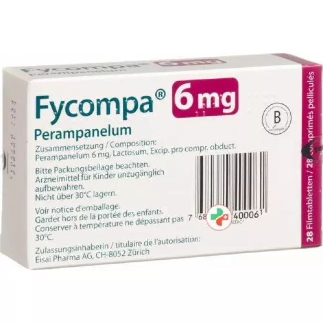 Fycompa 6 mg 28 filmtablets Fycompa 6 mg 28 filmtablets