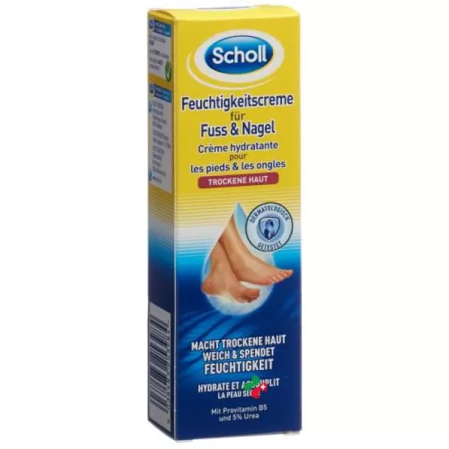 Scholl увлажняющий крем Fuss & Nagel 75мл Scholl увлажняющий крем Fuss & Nagel 75мл