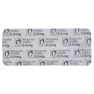 BISOPROLOL NOBEL Filmtabl 2.5 mg