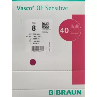 VASCO OP SENS HSCH LATEX GR8