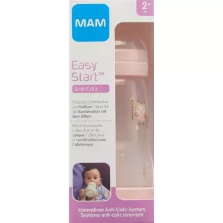 Бутылочка MAM Easy Start Anti-Colic, 260 мл, для девочек от 2 месяцев