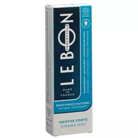 Зубная паста LEBON ESSENTIELS с мятой, органическая