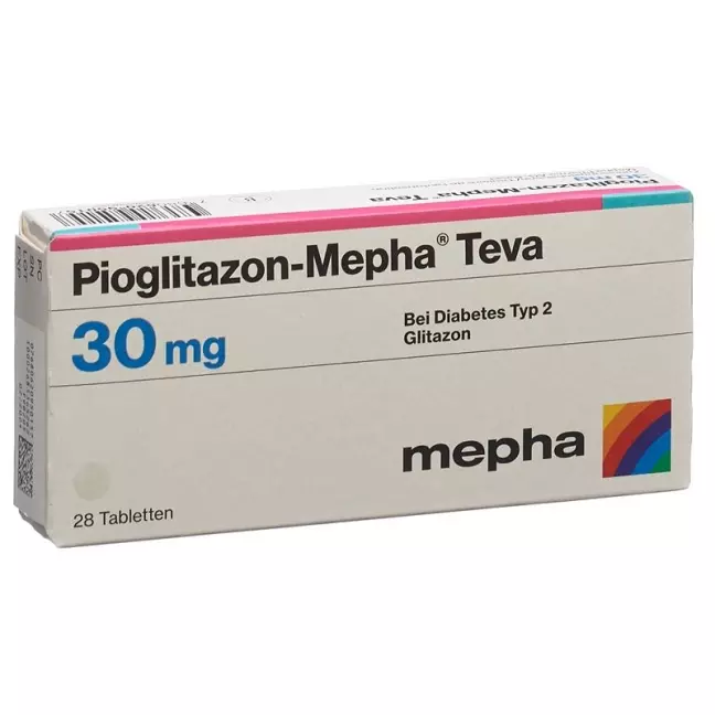 ПИОГЛИТАЗОН Мефа Тева табл. 30 мг