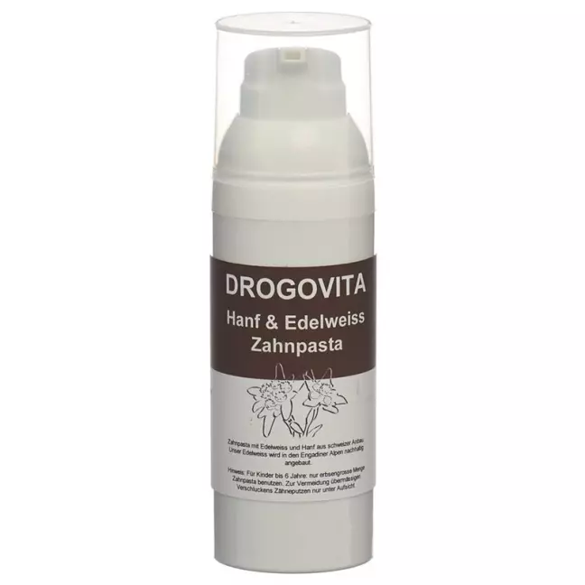 DROGOVITA Hanf und Edelweiss Zahnpasta
