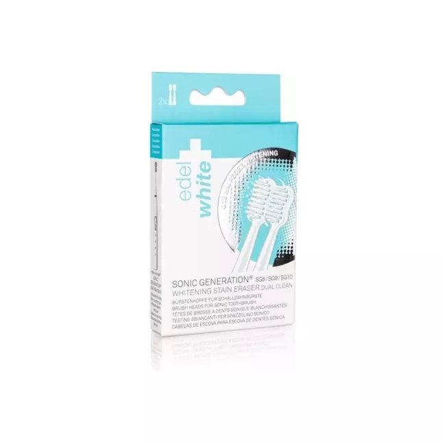 EDEL+WHITE Sonic Whitening Ersatzbürstenköpfe G8+