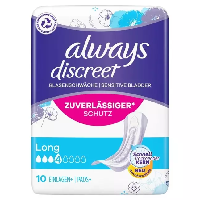 ALWAYS Discreet Inkontinenz Long