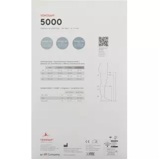 VENOSAN 5001 A-T KKL1 L длинный черный 1 пара