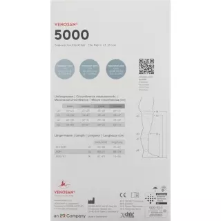 Venosan 5001 A-GHS KKL1 M короткие закрытые мекси 1 пара
