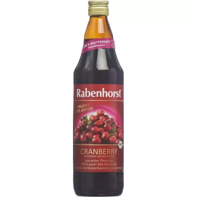 Rabenhorst Cranberry Muttersaft Bio Flasche 750ml